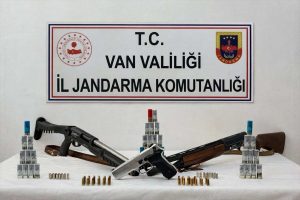 Van’da Silah ve Mermi Ele Geçirildi