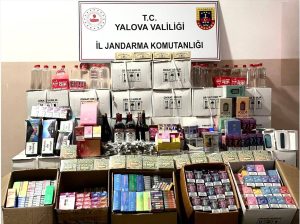 Yalova’da Kaçak İçki Operasyonu