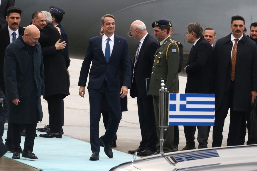 Yunanistan Başbakanı Miçotakis, Cumhurbaşkanı Erdoğan ile görüşmek üzere Ankara’da